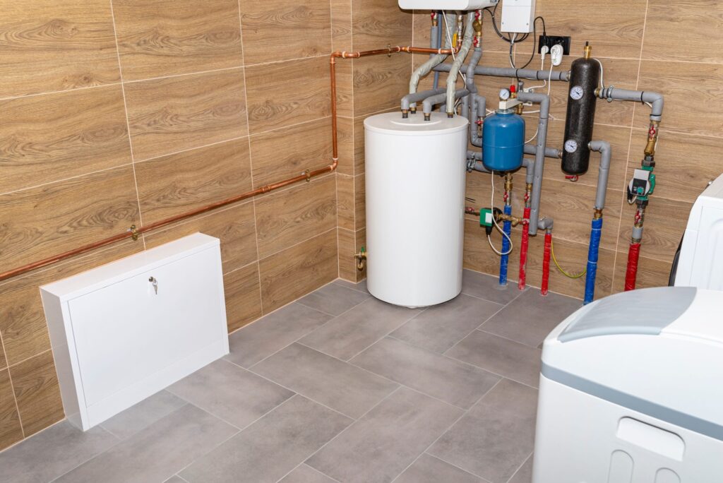 Residential water heater and plumbing system installed in Spring Valley